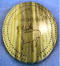 Cribbage Board small oval